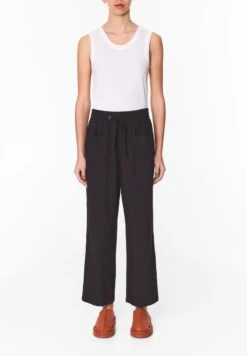 TEXTURE - Stoffhose - Black