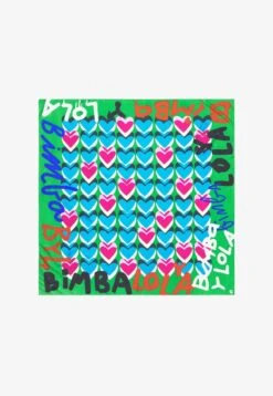 HEARTS GRAFFITI LOGO - Schal - Gold