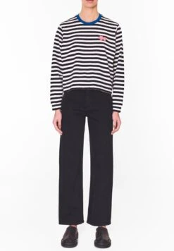 STRIPED - Langarmshirt - Black