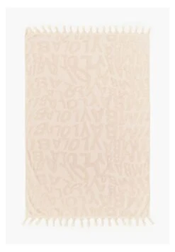 IVORY JACQUARD LOGO - Strandtuch - Gold -Bimba Y Lola Verkaufsgeschäft 436a4cf90b7d4480b55c0c413f99945f