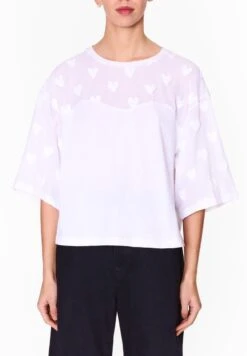 HEARTS - Bluse - White