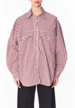 POPLIN - Hemdbluse - Brown