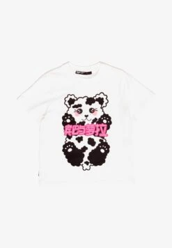 PANDA BEAR - T-Shirt Print - White