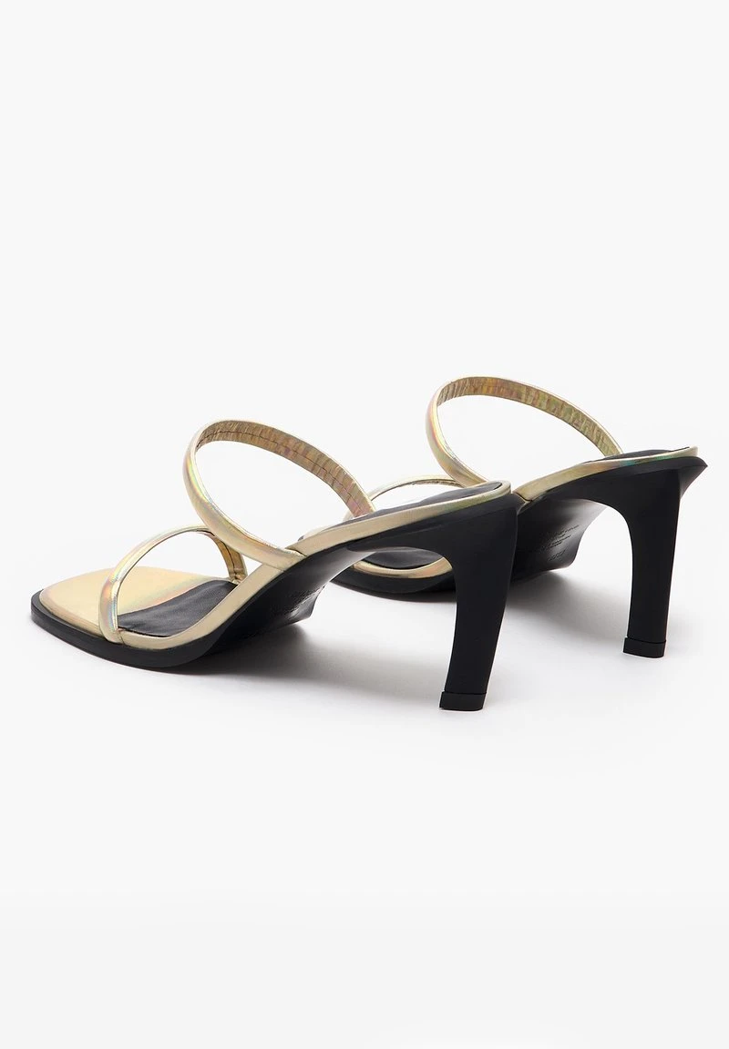 Pantolette Hoch - Gold 3 Pantolette Hoch - Gold – Bild 3