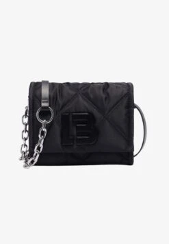 WITH FLAP - Umhängetasche - Black