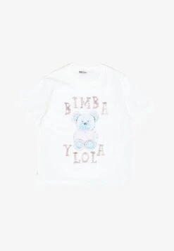 PANDA BEAR - T-Shirt Print - White -Bimba Y Lola Verkaufsgeschäft a8ae48cbefe946b9aefa3d624d2f0f78