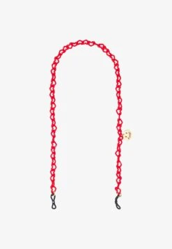HEARTS GLASSES CHAIN - Sonstige Accessoires - Red
